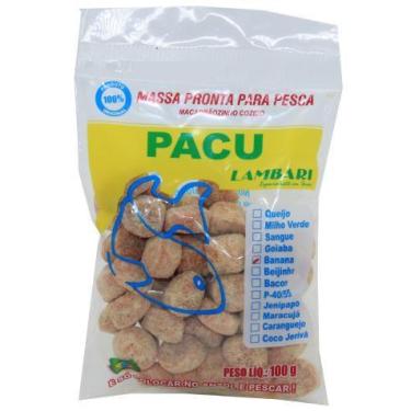 Imagem de Massa Pesca Pronta Sabor Banana P/ Pacu Pesqueiro Rio Lago - Lambari