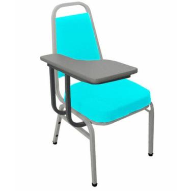 Imagem de Cadeira Universitária Empilhável Linha Hotel Plus Verde - Design Offic