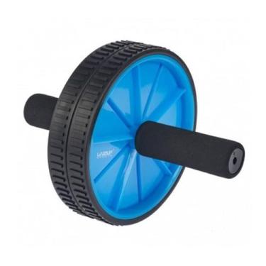 Imagem de Roda Exercícios Abdominal E Lombar - Exercise Wheel  - Liveup, Azul