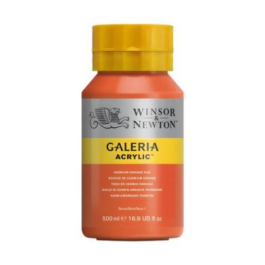 Imagem de Tinta Acrilica Galeria 500ml Winsor & Newton Escolha a Cor, CADMIUM OR
