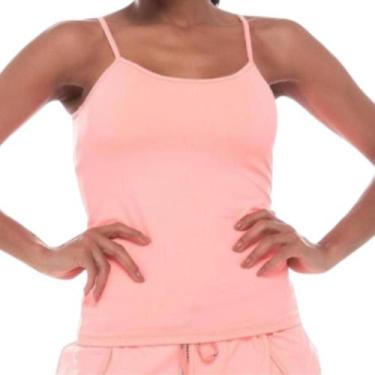 Imagem de Camiseta Feminina Segunda Pele Conforto Alça Fina Camisete Casual Não 