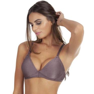 Imagem de Sutiã Sustentação Duloren 121948 Tecido Duplo, Berinjela, EG