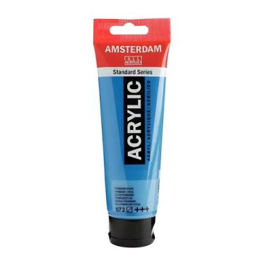 Imagem de Tinta Acrilica Amsterdam Talens 708 Paynes Grey 120ml - ROYAL & TALENS