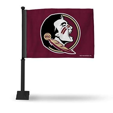 Imagem de Bandeira de carro NCAA Florida State Seminoles com mastro incluído