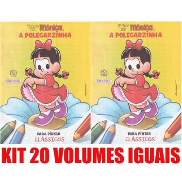 Imagem de A Polergazinha Livro Para Pintar Kit 20 Vols. Lembrancinha - Girassol