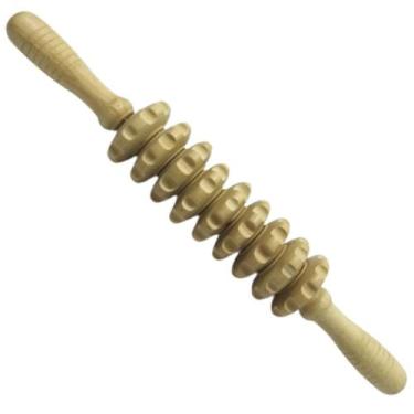 Imagem de Massageador Madeira Alívio Anti Strees Shiatsu Maderoterapia - Luiggi 