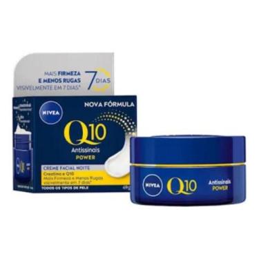 Imagem de Creme Facial Nivea  Antissinais Q10 Power Noite 50g
