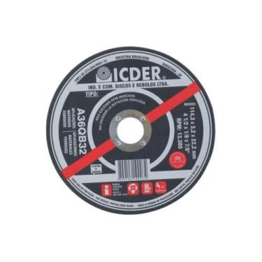 Imagem de Disco Corte Ferro 10X1/8X3/4equot 2 Telas - ICDER