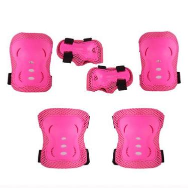 Imagem de Kit de Proteção Infantil Para Roller e Skate Bel - Cor sortida, Rosa, 