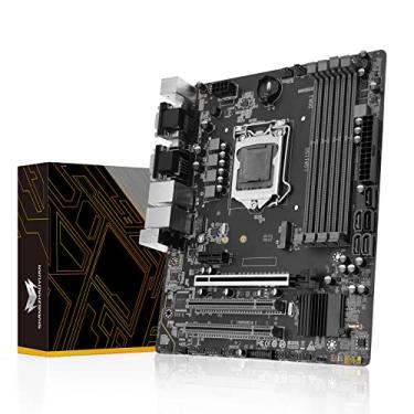 Imagem de SHANGZHAOYUAN Placa-mãe H97M PRO LGA 1150 para processador Intel Core i3 i5 i7/Pentium/Xeon de 4ª geração (Micro ATX, 4 x slots DDR3, SATA 3.0, USB 3.0, NVME M.2, PCIe 3.0)