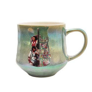 Imagem de Caneca esmaltada Elvis Presley com arte de guitarra - produtos Mid-South