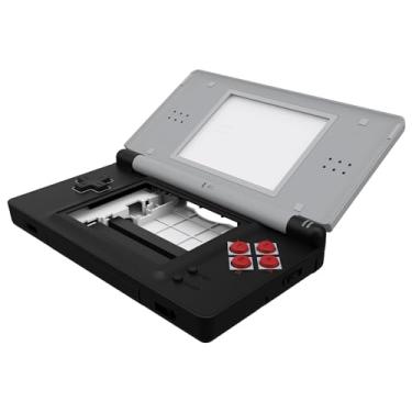 Imagem de eXtremeRate Capa de substituição completa estilo clássico NES para Nintendo DS Lite, capa de console portátil personalizada com botões, lente de tela para Nintendo DS Lite NDSL - Console sem