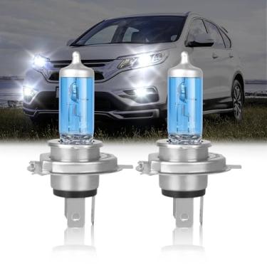 Imagem de IVBDQV Adequado (1997-2004/2007-2014) para HONDA CRV Lâmpadas de Farol, 9003/H4 High Low Dual Beam 9003 Lâmpadas de halogêneo 300% Brilho Alto Desempenho Combo 2PCS