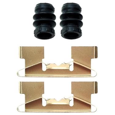 Imagem de ACDelco Kit profissional de hardware de compasso de freio a disco dianteiro 18K335 com clipes e vedações