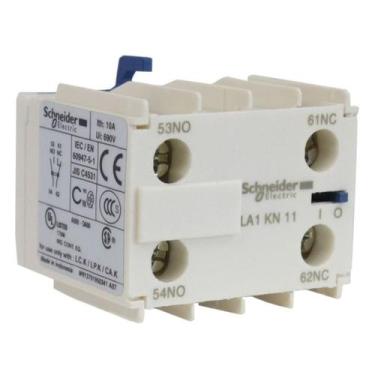 Imagem de Bloco de Contato Auxiliar Frontal LA1KN11 1NA+1NF Schneider