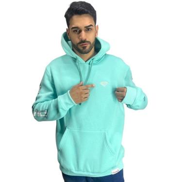 Imagem de Moletom Diamond Chrome Hoodi Blue-Masculino