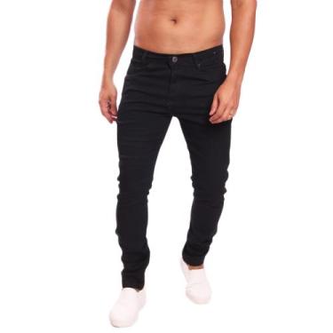 Imagem de Calça Masculina Jeans Preta Skinny com Elastano  REF 130 - OMG Jeans, 