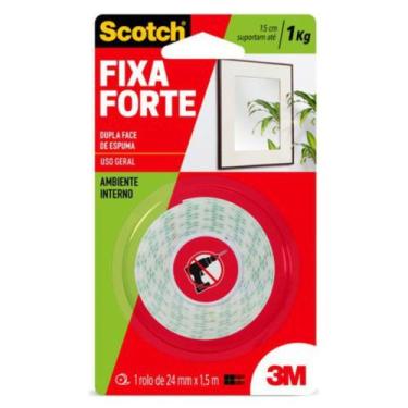 Imagem de Fita Dupla Face SCOTCH com Espuma - Interno - 24mm x 1,5mts - 3M