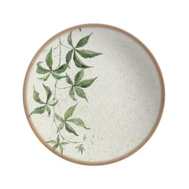Imagem de Conjunto com 6 Pratos Fundo Coup Tropical Leaves Ø25cm - Alleanza Cerâ