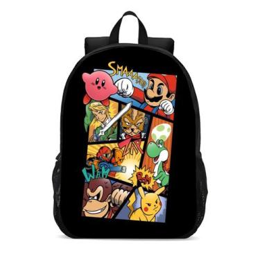 Imagem de Mochila Escolar Infanto Juvenil Super Jogos Novidades 0356 - Geek Skin