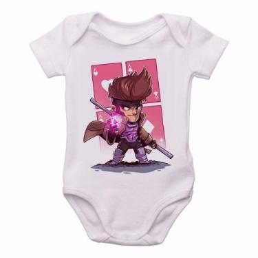 Imagem de body nenê criança roupa bebê Gambit xmen  - Empório Dutra, M   ( 2-4 M