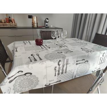 Imagem de Toalha De Mesa Termica 3,50m X 1,40m Para Mesa De 12 Lugares - Lu Enxo