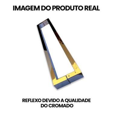 Imagem de PUXADOR INOX, 40x20x600 PARA PORTA DE MADEIRA E VIDRO - Neos