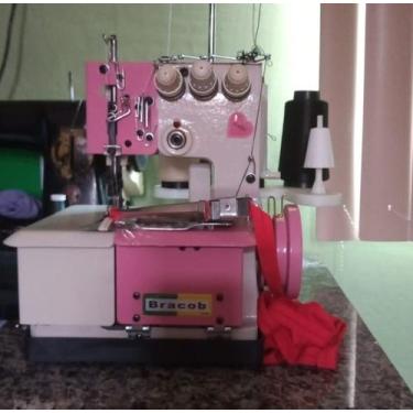 Imagem de Galoneira 3 Agulhas BABY com motor 250w+Aparelho Viés- - Bracob, 110V,
