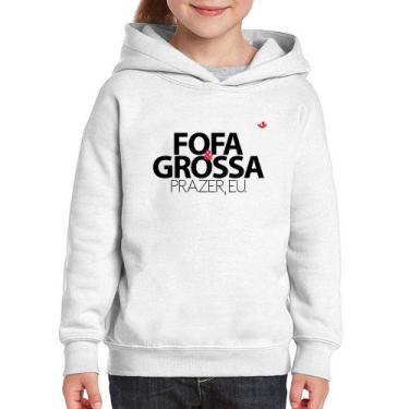 Imagem de Moletom Infantil Fofa e grossa - Foca na Moda, Branco, 8