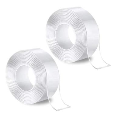 Imagem de Kit 2 Fita Adesiva Dupla Face Extra Forte Aderência 3 Metros - Arte Se