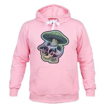 Imagem de Moletom 100% Algodão Quente Caveira Cogu - Surprass, Rosa, M