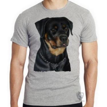 Imagem de Camiseta Rottweiler sério Blusa criança infantil juvenil adulto camisa