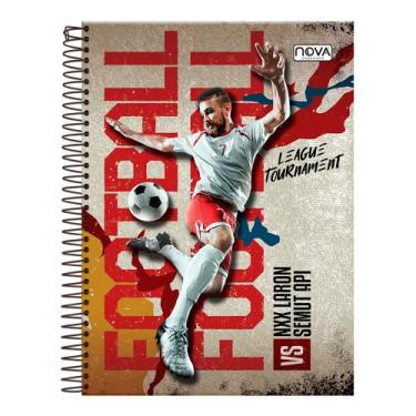 Imagem de Caderno 10 Matérias 160 Folhas Esporte Universitário Juvenil - Papelar