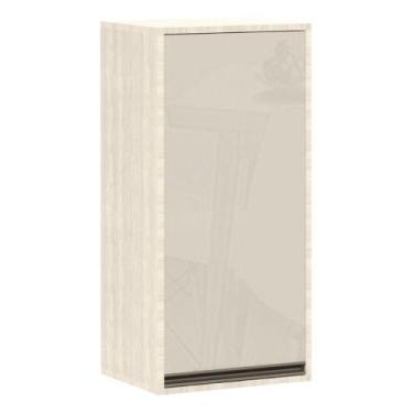 Imagem de Armário Aéreo 1 Porta 1 Prateleira 40cm Linea Mocca Laca - LUCIANE MÓV