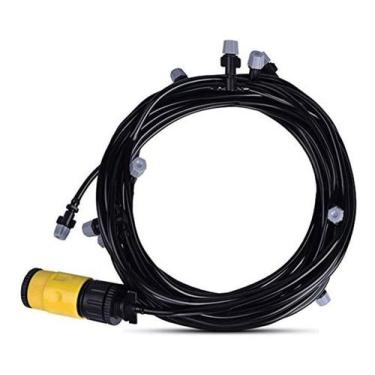 Imagem de Kit 5 Mangueiras Sistema Irrigacao Jardim Grama 10 M - AB MIDIA