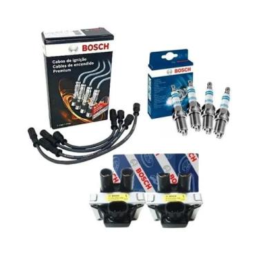 Imagem de Jogo De Cabos + Velas + Bobina Palio 1.0 1.5 96 97 98 Á 2000 - Bosch