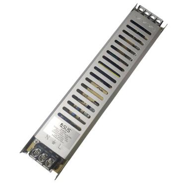 Imagem de Fonte Chaveada Driver Slim 12V 12,5A Perfil Fita de Led Camera CFTV Lustre Circuito Interno Segurança Iluminaçao Resistente Multiuso Versatil