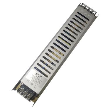 Imagem de Fonte Chaveada Driver Slim 12V 12,5A Perfil Fita de Led Camera CFTV Lustre Circuito Interno Segurança Iluminaçao Resistente Multiuso Versatil