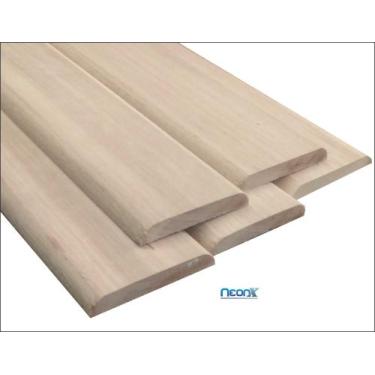 Imagem de Tábua de Madeira Ripa Régua 7x1x120 cm Dúzia Aplainado Canto Superior 