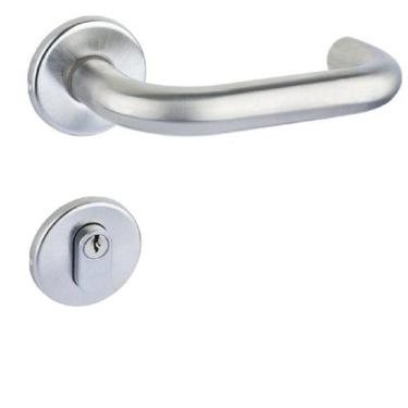 Imagem de Fechadura 517 Inox EXTERNA  Escovado 55mm La Fonte