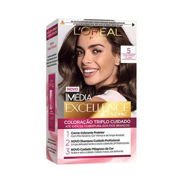 Imagem de Coloração Imédia Excellence - 5 Castanho Claro - L'ORÉAL