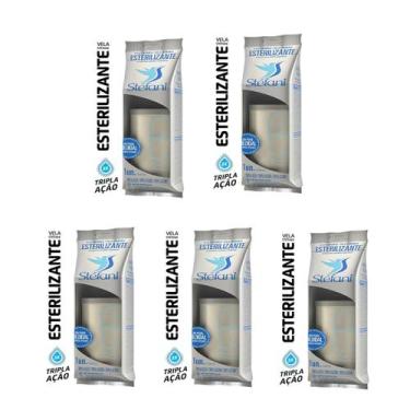 Imagem de Kit 5 Velas Filtro Barro Esterilizante Tripla Ação Stéfani São João - 