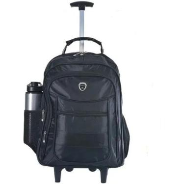 Imagem de Mochila Notebook Carrinho Rodinhas Executiva Viagem Facul - PIETRIX