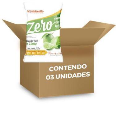 Imagem de Biscoito Zero Glúten Limão Diet BomBiscoito 3un