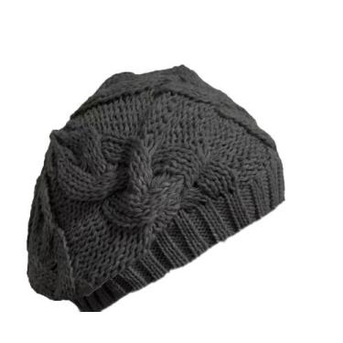 Imagem de Boinas Gorro Beanie Touca Feminina Várias Cores Unidade PIETRIX, Cinza