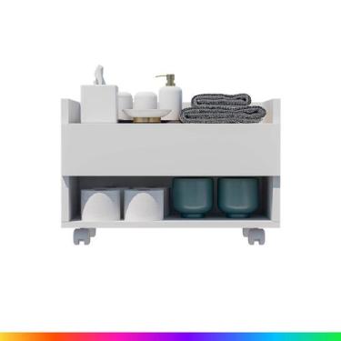 Imagem de Armário Gaveteiro Banheiro de Chão Multiuso Organizador Lançamento Móv