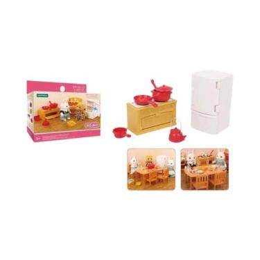 Imagem de Mini Coelho Villa - Conjunto de Móveis para Meninas - Brinquedo de Faz
