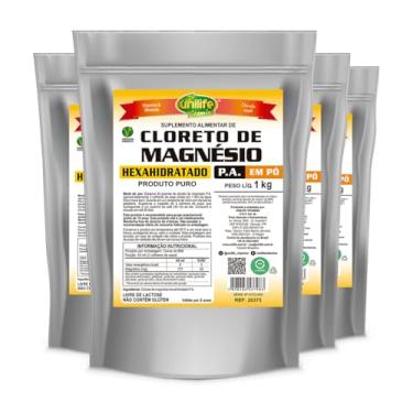 Imagem de Unilife Cloreto Magnésio Hexahidratado 1kg Puro em Pó - 4 Unidade
