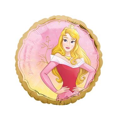 Imagem de Instaballoons Balão de alumínio Aurora Once Upon A Time Mylar para festa, 43 cm, multicolorido