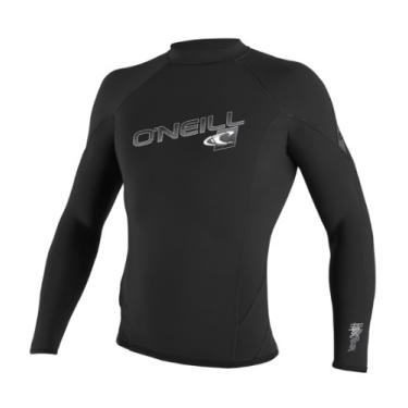 Imagem de O'Neill Roupas de mergulho Hyperfreak manga comprida 1,5 mm, preto/grafite, pequeno